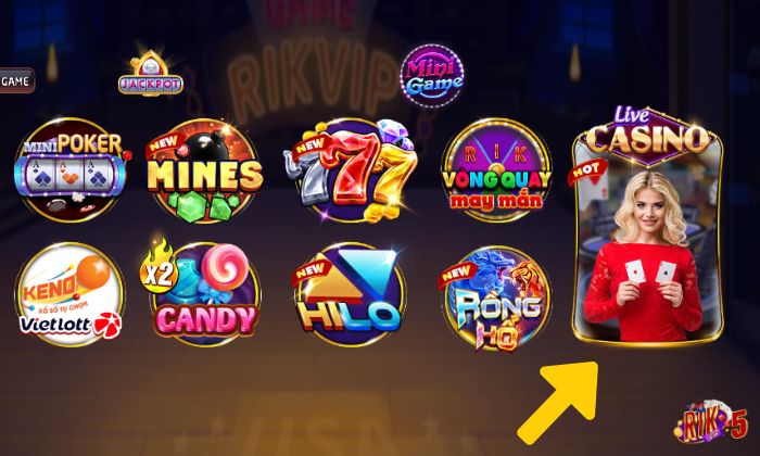 Live casino tại Rikvip có những chương trình khuyến mãi hấp dẫn cho người chơi