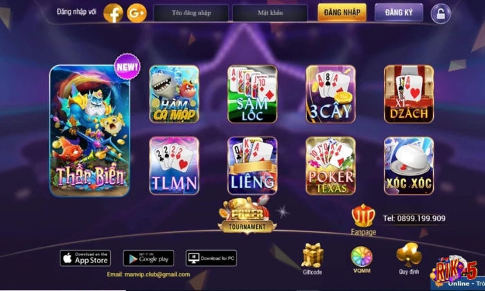 Truy cập vào website Rikvip để tham gia chơi game Sâm trực tuyến